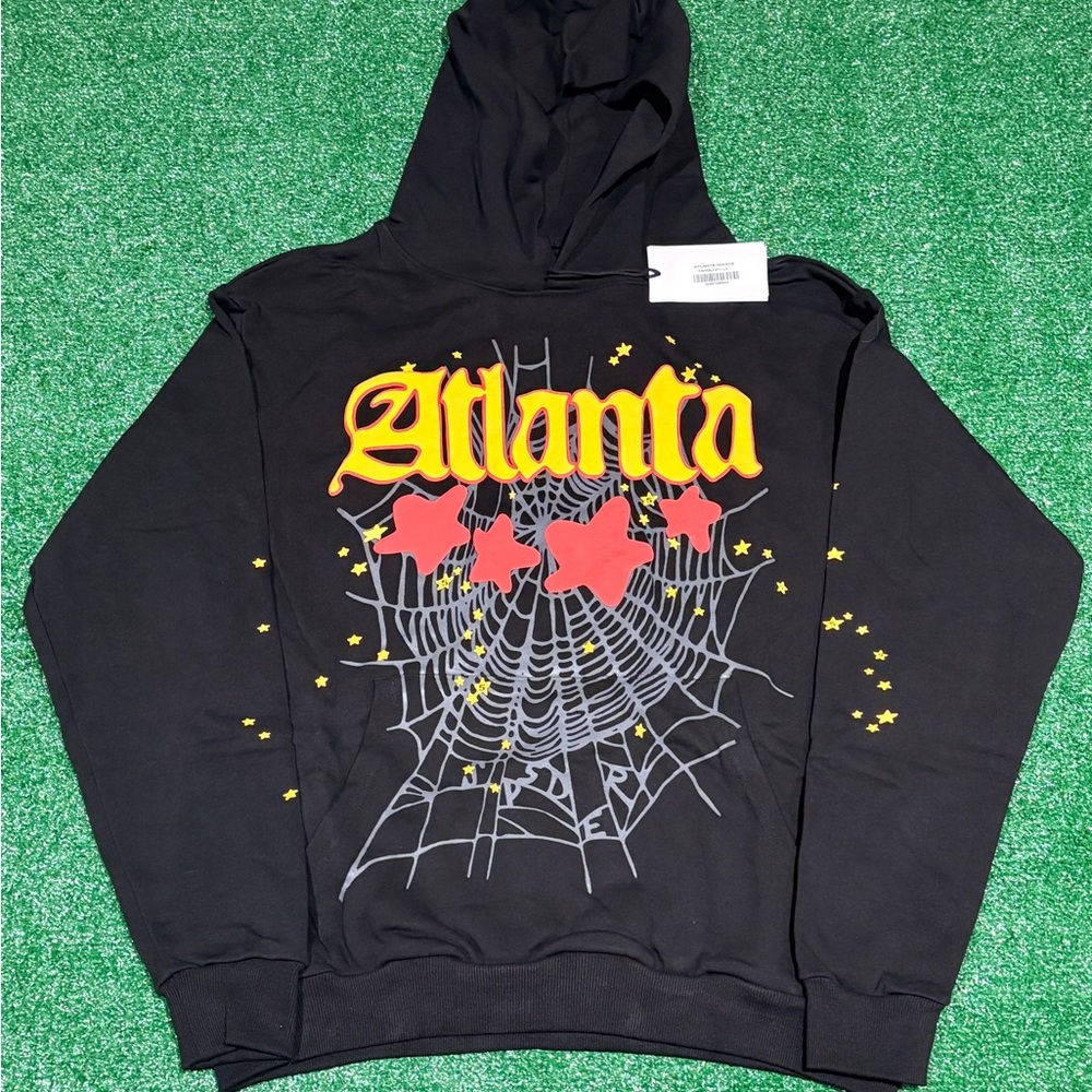 Black Atlanta Spider Hoodie